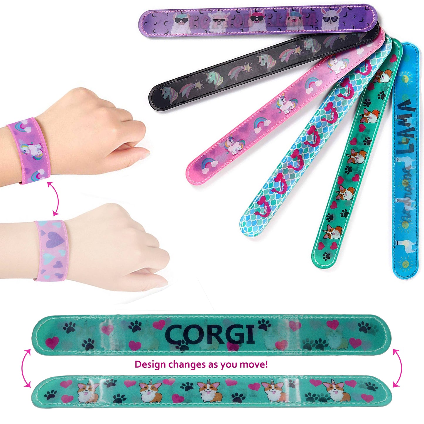 Holographic Slap Bracelet