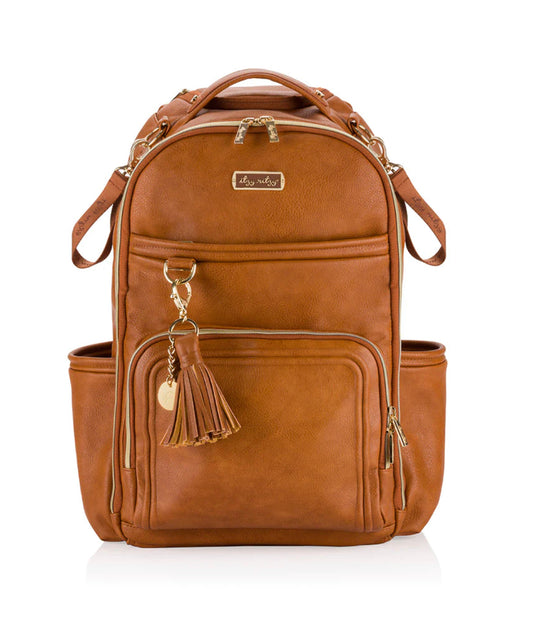 Itzy Ritzy Boss Plus Diaper Bag - Cognac