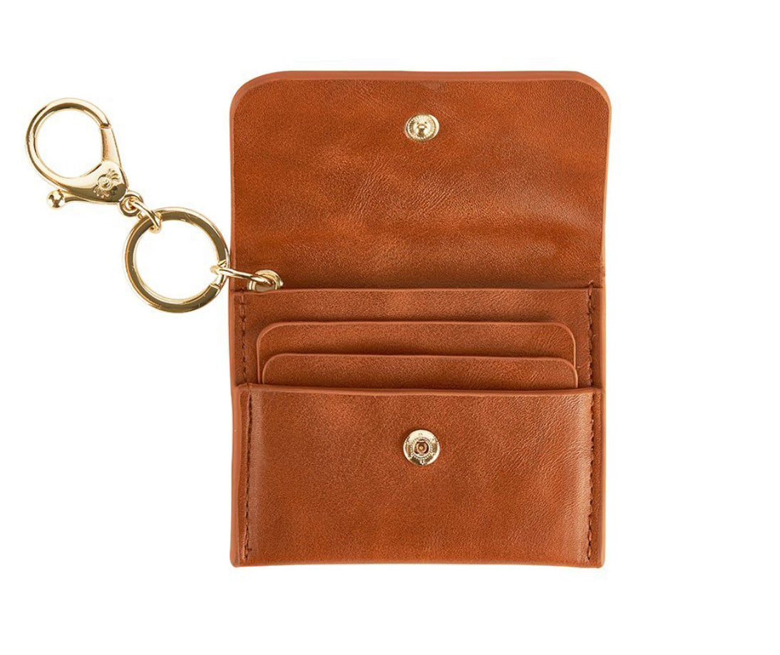 Itzy Ritzy Mini Wallet - Cognac