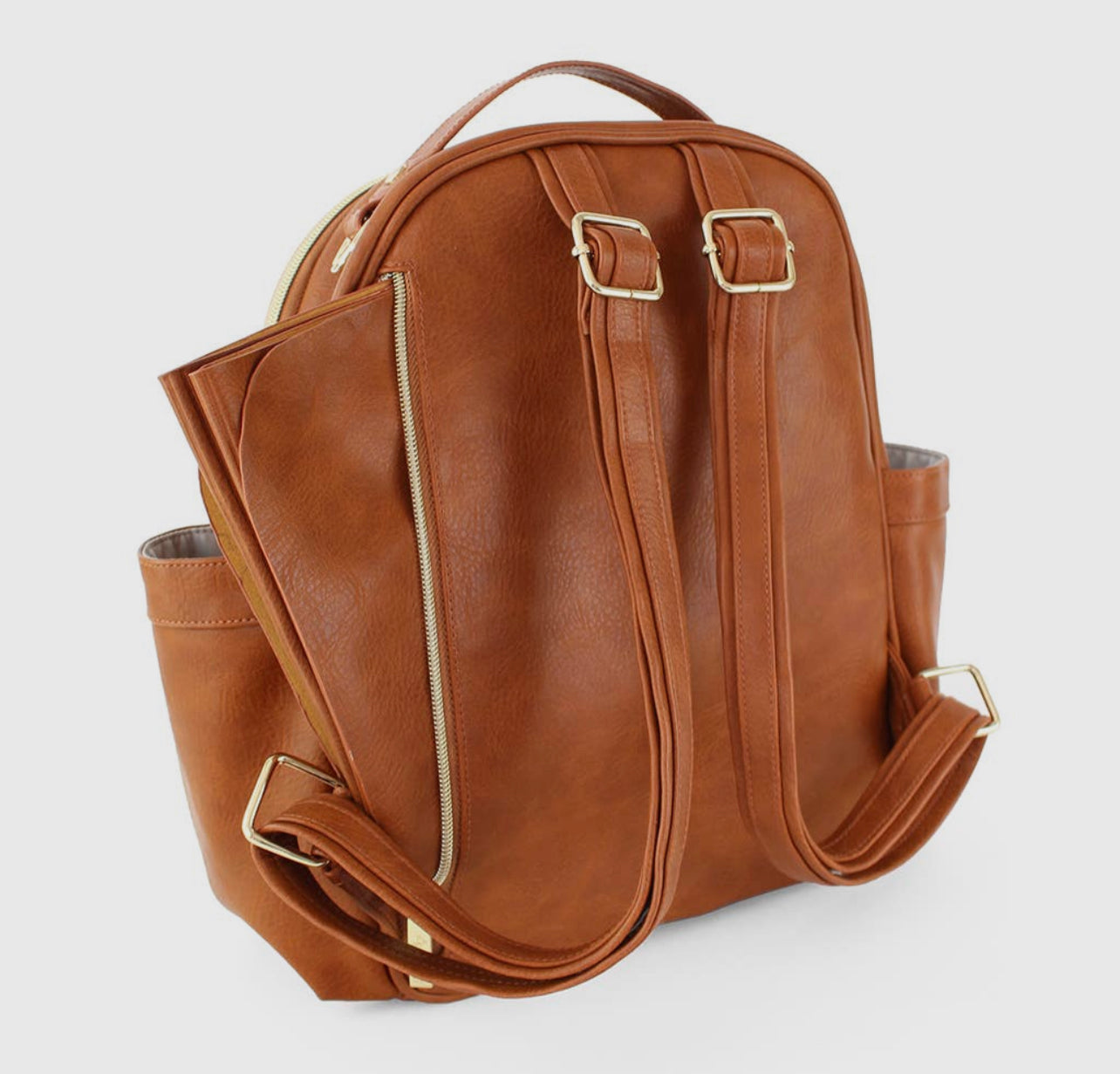 Itzy Ritzy Mini Diaper Bag - Cognac