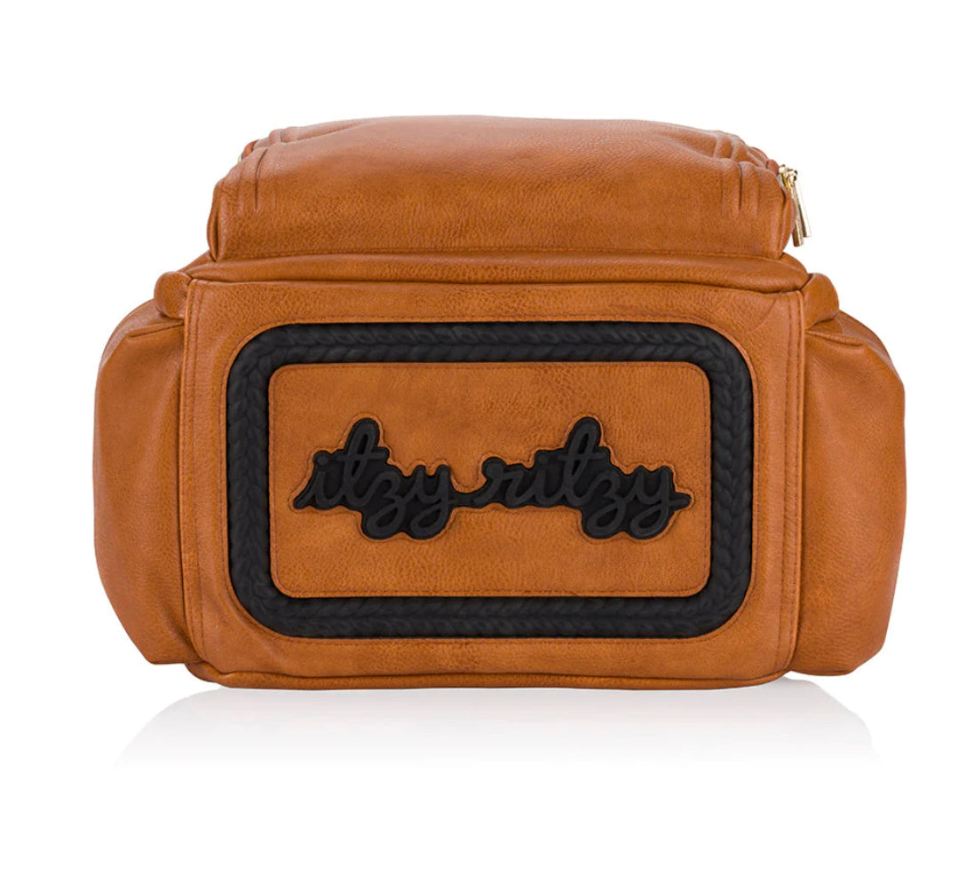 Itzy Ritzy Boss Plus Diaper Bag - Cognac