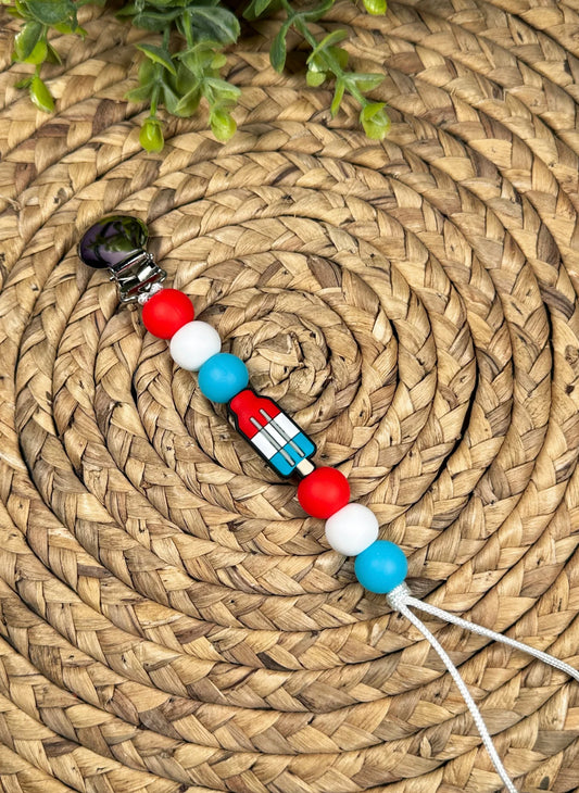Ridge & Co Paci Clip - 'Merica Popsicle