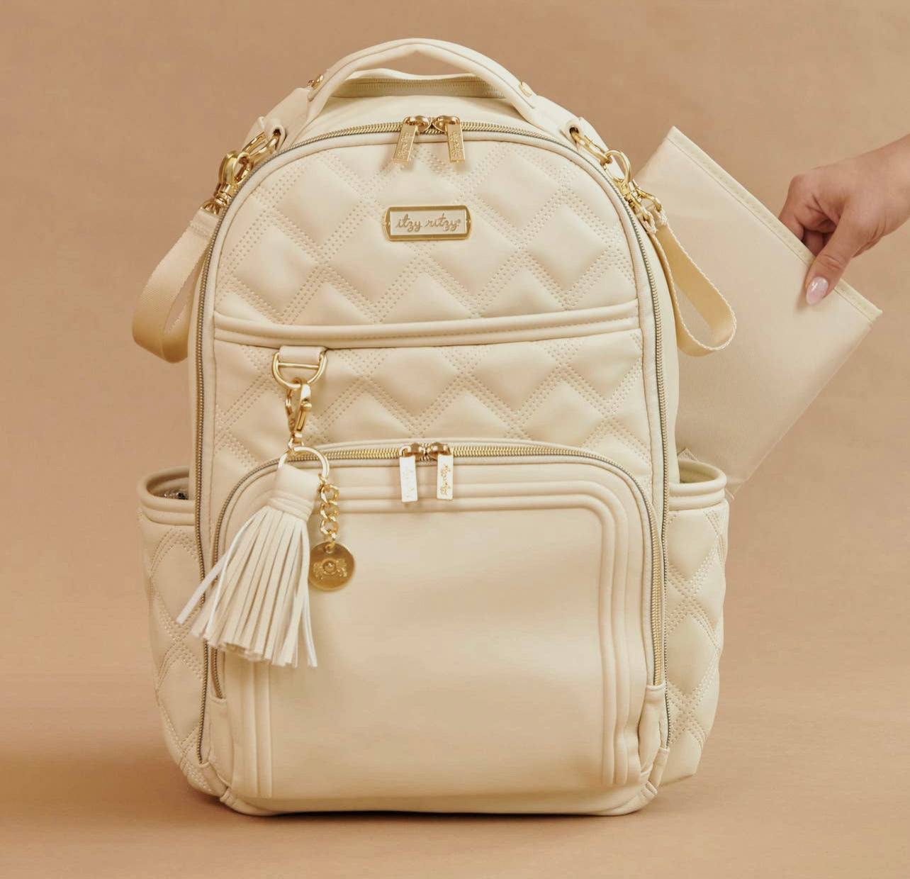 Itzy Ritzy Boss Plus Diaper Bag - Milk And Honey