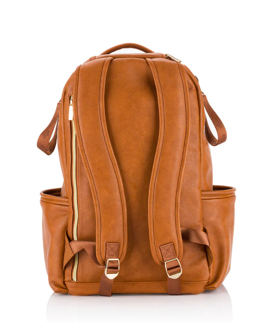 Itzy Ritzy Boss Plus Diaper Bag - Cognac
