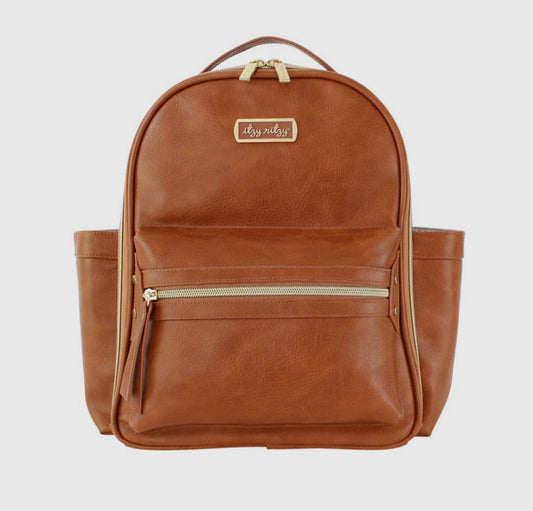 Itzy Ritzy Mini Diaper Bag - Cognac
