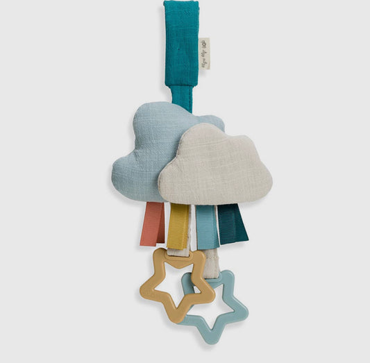 Itzy Ritzy Bitzy Bespoke Ritzy Jingle Attachable Travel Toy - Cloud