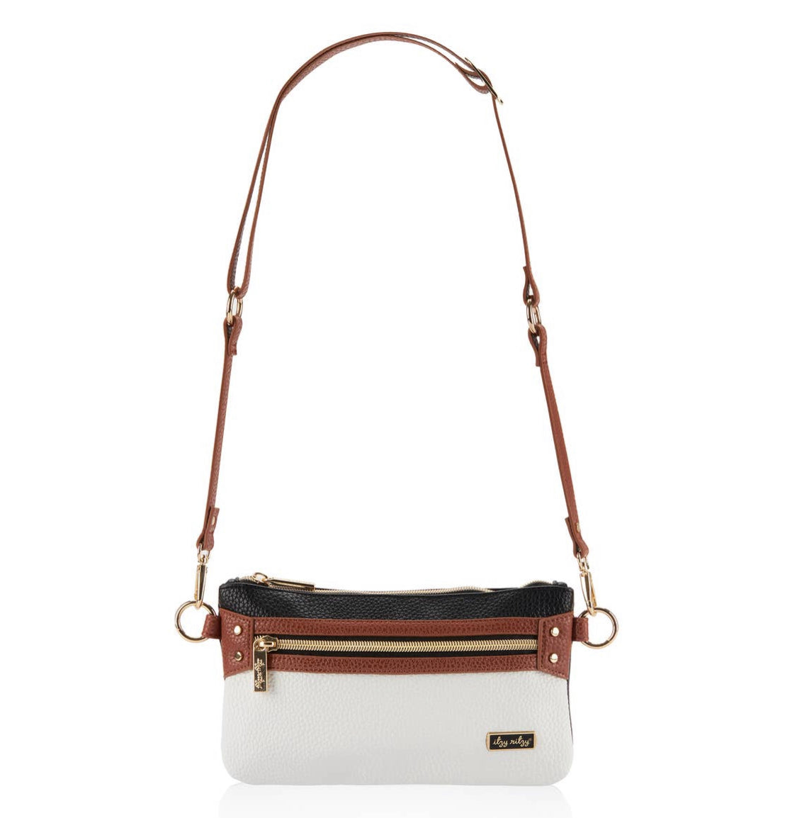 Itzy Ritzy Boss Pouch Wallet - Coffee & Cream