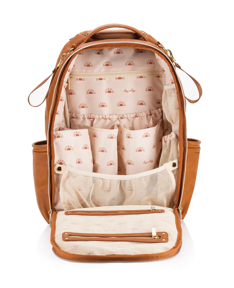 Itzy Ritzy Boss Plus Diaper Bag - Cognac