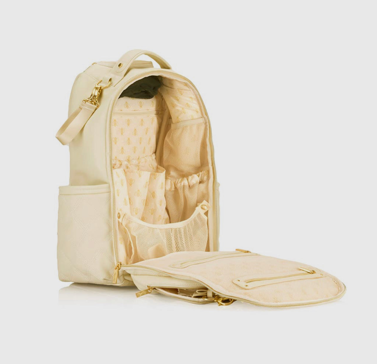 Itzy Ritzy Boss Plus Diaper Bag - Milk And Honey